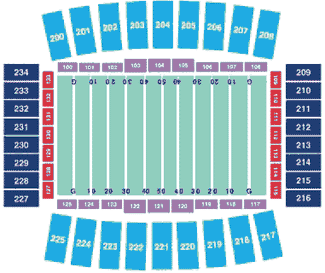 Robertson Stadium seating chart