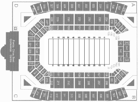 Florida Citrus Bowl Seating Chart