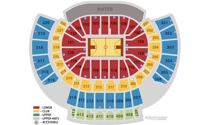 Philips Arena seating chart