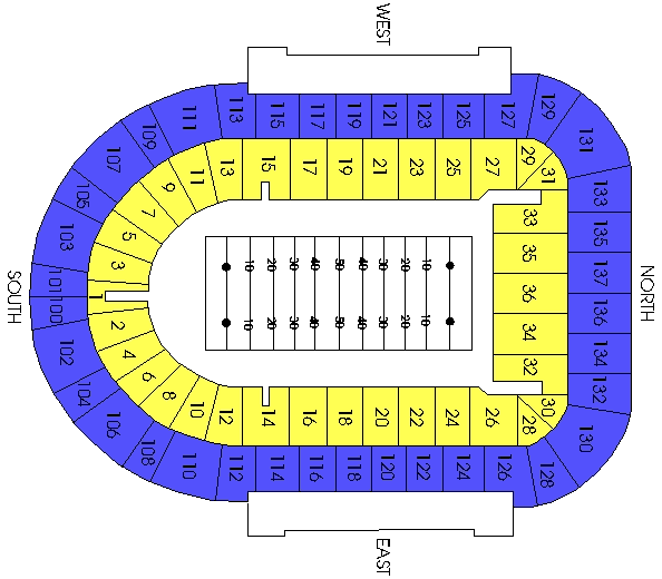 Soldier Field seating Chart