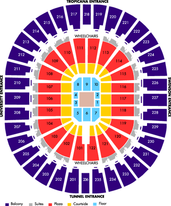 Thomas And Mack Rodeo Seating Chart