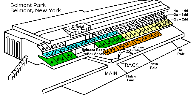 Belmont Park Ny Seating Chart