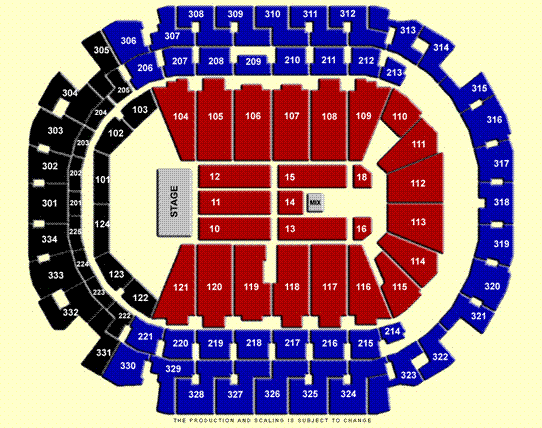 American Airlines Center seating chart