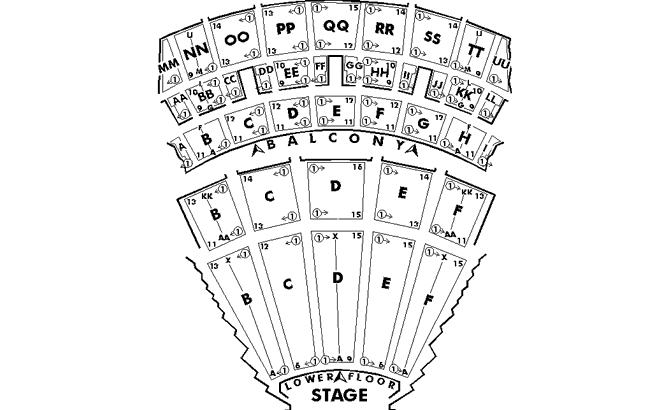 Music Hall at Fair Park seating chart