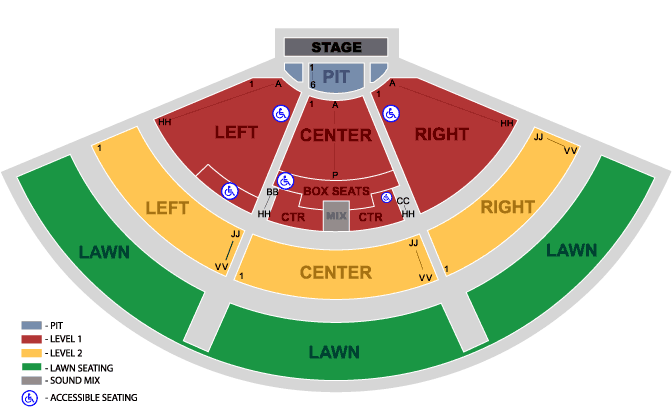 Woodlands Amphitheater Seating Chart