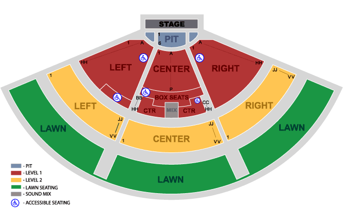 Pavilion Irving Seating Chart